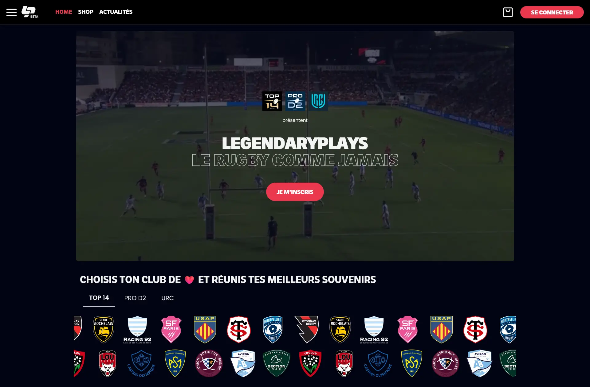 Legendary PlaysSite e-commerce Voir plus