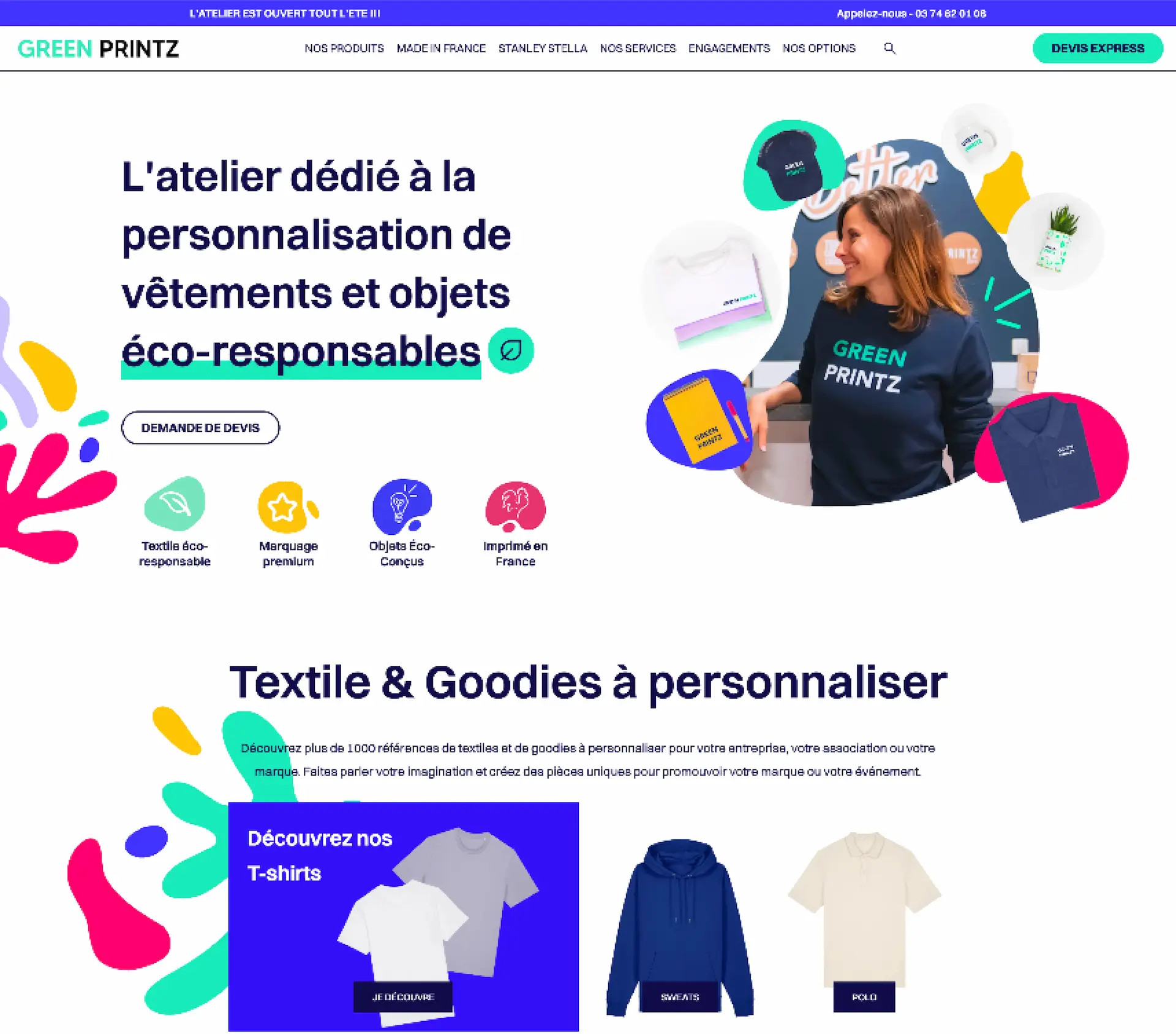 GreenPrintzSpécialistes de la personnalisation éco-responsable Voir plus